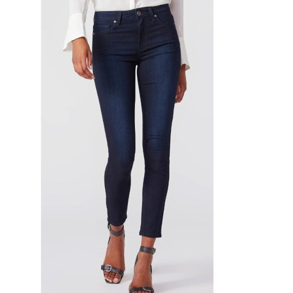 Paige Women's Hoxton Ankle Lana Dark Wash Skinny Jeans Size 29